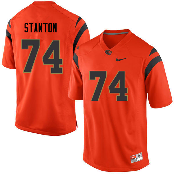 Youth Oregon State Beavers #74 Dustin Stanton College Football Jerseys Sale-Orange